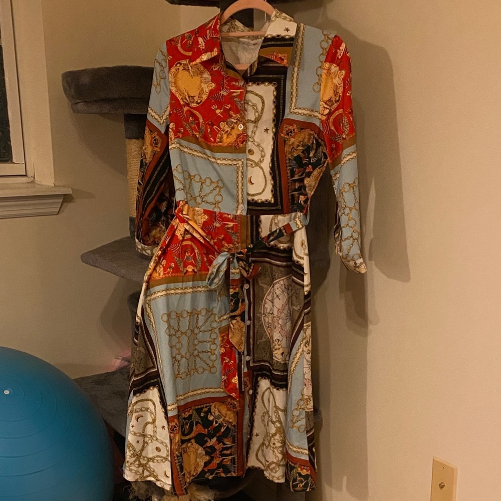 Elegant Multicolor Women's Dress